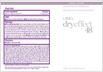 Principal Display Panel - 125 ml Can Label - dryeffect48 01
