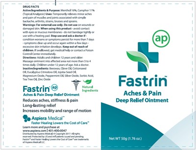 Tube Label - FASTRIN APo Label 50g 061617