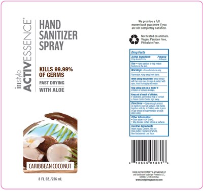 activessence-01.jpg Principal Display Panel - 236 mL Bottle Label - Caribbean Coconut - activessence 01