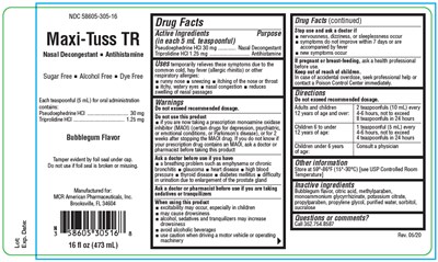 Principal Display Panel (473 mL Bottle Label)