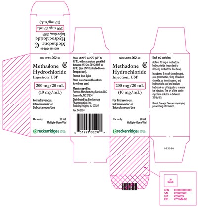 methadone-02.jpg PRINCIPAL DISPLAY PANEL - 20 mL Vial Carton - methadone 02