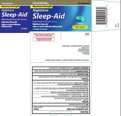 Diphenhydramine HCl 50 mg (Diphenhydramine HCl 50 mg Softgels Pat 1)