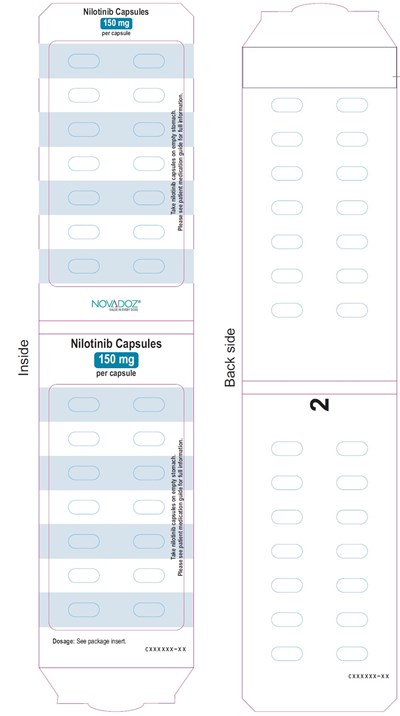 nilotinib-cap-150mg-28's-blister-label - nilotinib cap 150mg 28s blister label