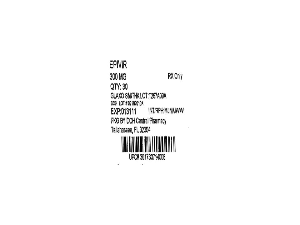 60tablets epivir (lamivudine) tablets 150mg glaxosmithkline (301730470010)