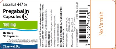 Image Description (Pregabalin Capsule 150mg 90s Bottle Label)