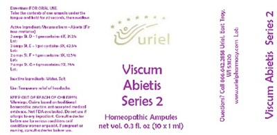 Viscumabietisiscucinseries2ampules