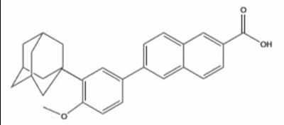 adapalene-01.jpg Chemical Structure - adapalene 01