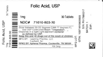 Label - 71610 803 30