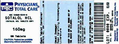 160 mg Tablets - 5549