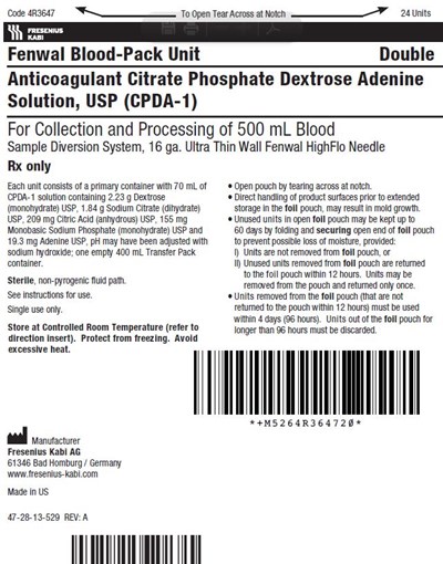 Anticoagulant Citrate Phosphate Dextrose Adenine Solution, Usp (cpda-1) Blood-pack™ Unit Label (2b4d29fd 6ed3 47d8 B63b 18d960f6d274 05)