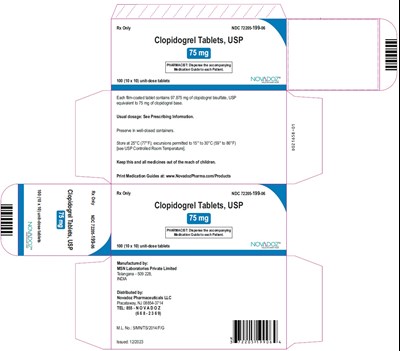 Clopidogrel-75mg-100s-blister-crtn-label (Clopidogrel 75mg 100s Blister Crtn Label)
