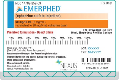 eph0b-0003-06.jpg Principal Display Panel – 5 mg/mL Vial Label - eph0b 0003 06
