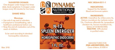 n13-01.jpg PRINCIPAL DISPLAY PANEL - 1 FL. OZ. Bottle Label - n13 01