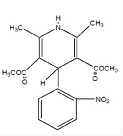 nifedipine-structure.jpg structure - nifedipine structure
