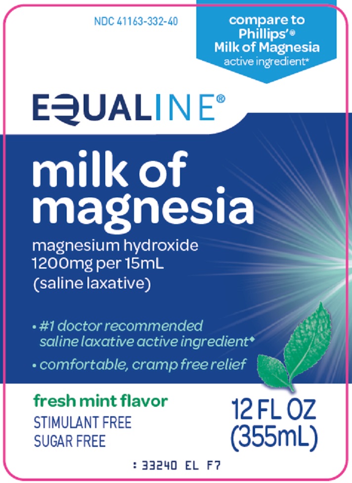 NDC 41163-332-40 Equaline Milk Of Magnesia Suspension Oral