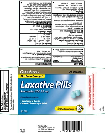 Sennosides Usp, 25 mg (Sennosides 25 mg Extra Strength Blue Pills 1)