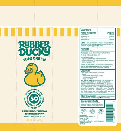 Rubber Ducky Spf 50 Sunscreen Spray - Images NDC 84218-151