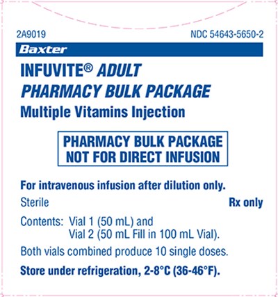 Infuvite Adult Pharmacy Bulk Package Carton - image 02