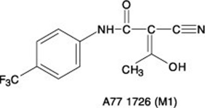 chemical structure active metabolite A77 1726 (M1) - 82b2a630 17c9 45b1 a468 233f76243fe4 02