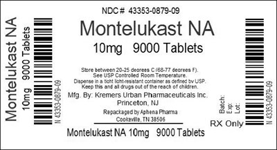 Bottle Label 10mg (43353 879)