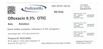 Ofloxacin 0.3% (Oflox Bottle Label)