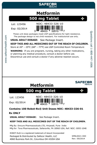 Metformin 500 mg Robot Unit Dose Box Label (0ce4d94c 3472 4839 967b 45e845290a36 02)