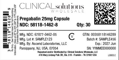Pregabalin 25mg Capsule 30ct Blister Card (Prega 25mg 90s A)
