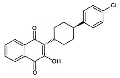 Atovaquone Structural Formula (039ad3a4 D2db 40c8 Be97 F44218149744 01)