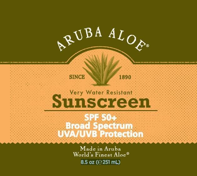 NDC 53675158 Aruba Aloe Very Water Resistant Sunscreen Spf 50 Octocrylene, Octinoxate