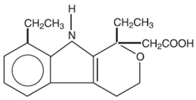 etodolac-01.jpg Chemical Structure - etodolac 01