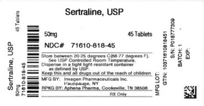 Label (71610 818 45)