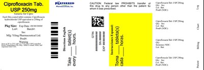 Ciprofloxacin Tab Usp 250mg (Image 03)