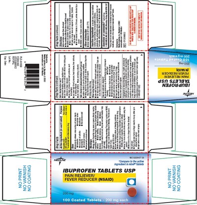 Ibuprofen Tablets Pdp And Drug Facts (Image 01)