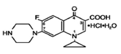 Structure (Ciprofloxacin Tablets  Mfd By Hikma 01)