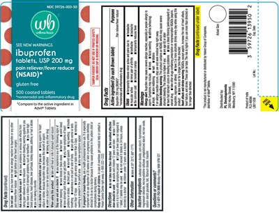 Ibuprofen 200 mg (nsaid)* *nonsteroidal Anti-inflammatory Drug (Ibuprofen 200 mg Brown Tablet Str 1)