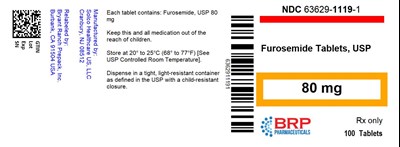 Furosemide Tablets  80 mg (Furosemide Tablets 2)