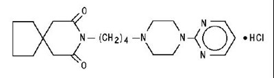 Buspirone Structural Formula (Buspirone Str)