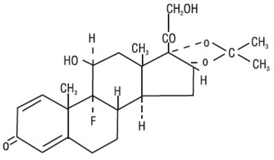 Structure-triamcinolone (Structure Triamcinolone)