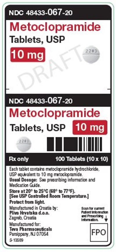Metoclopramide 10 mg Tablets, Usp Unit Carton Label (Image 03)