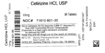 71610-0821-30.jpg Label - 71610 0821 30