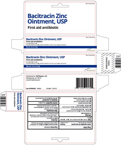 bacitracin-01.jpg PRINCIPAL DISPLAY PANEL - 14 g Tube Carton - bacitracin 01