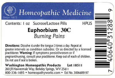 Euphorbium Label Example (Euphorbium30c1oz Label)