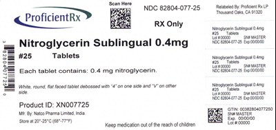 bottle-label-0-4mg-4x25-tablets.jpg 82804-077-25 - bottle label 0 4mg 4x25 tablets