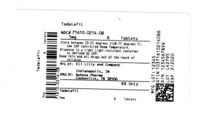 Bottle Label 5 mg - 71610 0214 08