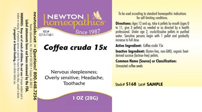 Package Label (Coffea Cruda 15x S168 P01)
