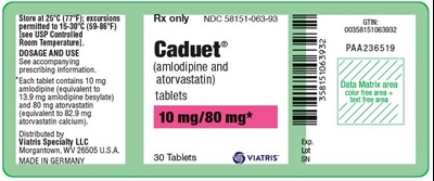 Principal Display Panel (10 mg/80 mg Tablet Bottle Label)