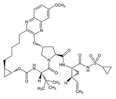 Chemical Structure (Zepatier 02)