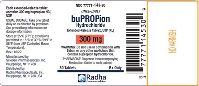 Buproion-300mg-30tab (Bupropion 300mg 30tab)