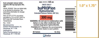 Bupropion-300mg-90tab (Bupropion 300mg 90tab)