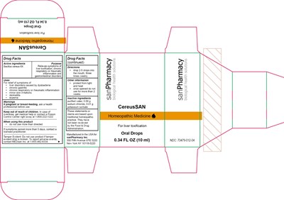 Outer-Package - SPY CeureusSAN Oral Drops 10ml Packaging EN 55x30x80 Z